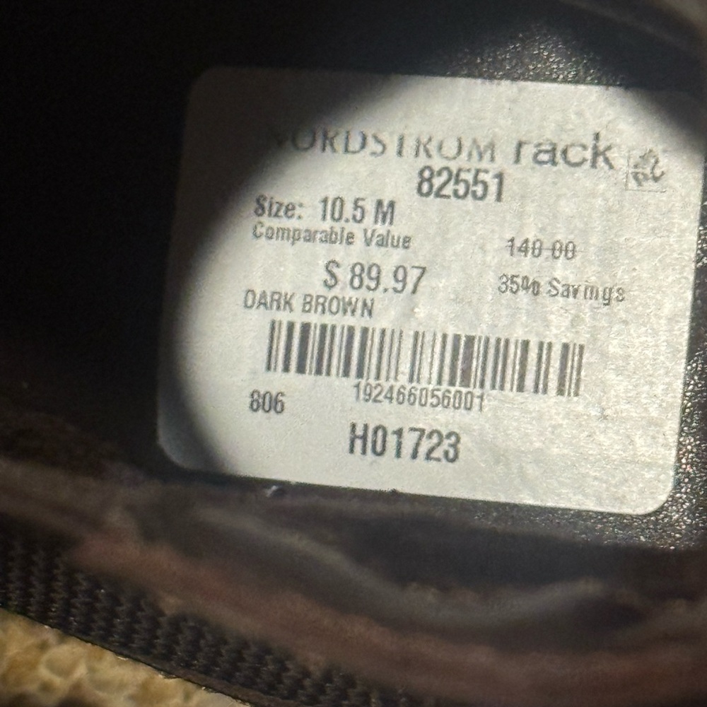 Born Dark Brown Leather Men's Boots 10.5 - Picture 4 of 11